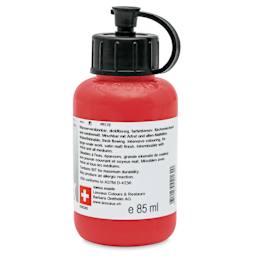 Lascaux Studio Acrylics - Permanent Red Deep, 85 ml bottle back
