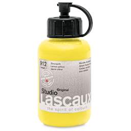 Lascaux Studio Acrylics - Lemon Yellow, 85 ml bottle