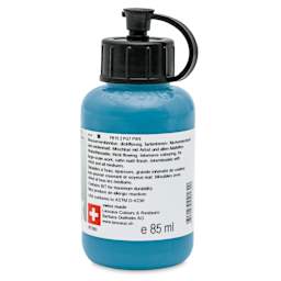 Lascaux Studio Acrylics - Turquoise Blue, 85 ml bottle back