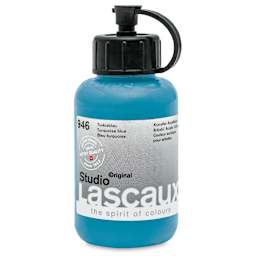Lascaux Studio Acrylics - Turquoise Blue, 85 ml bottle