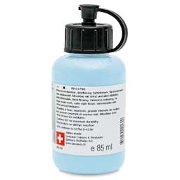 Lascaux Studio Acrylics - Turquoise Blue Light, 85 ml bottle back