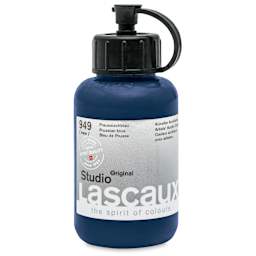Lascaux Studio Acrylics - Prussian Blue, 85 ml bottle