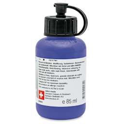 Lascaux Studio Acrylics - Ultramarine Blue Deep, 85 ml bottle back