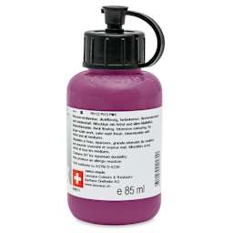 Lascaux Studio Acrylic Paint - Purple Red back of bottle