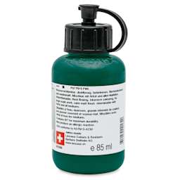 Lascaux Studio Acrylics - Emerald Green Deep, 85 ml bottle back