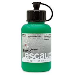 Lascaux Studio Acrylics - Permanent Green Deep, 85 ml bottle