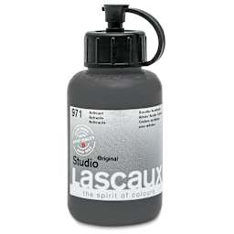 Lascaux Studio Acrylics - Anthracite, 85 ml bottle