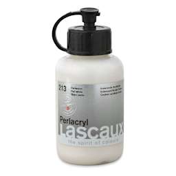 Lascaux Perlacryl Iridescent Acrylics - Pearl White, 85 ml bottle