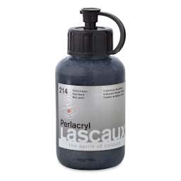 Lascaux Perlacryl Iridescent Acrylics - Pearl Black, 85 ml bottle