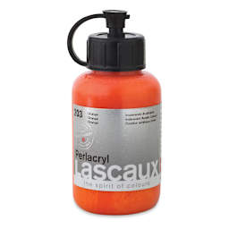 Lascaux Perlacryl Iridescent Acrylics - Orange, 85 ml bottle