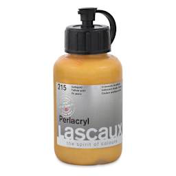 Lascaux Perlacryl Iridescent Acrylics - Yellow Gold, 85 ml bottle