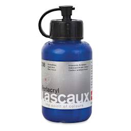 Lascaux Perlacryl Iridescent Acrylics - Dark Blue, 85 ml bottle