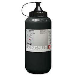 Lascaux Artist Acrylics - Mars Black, 750 ml bottle