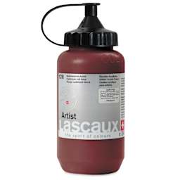 Lascaux Artist Acrylics - Cadmium Red Deep, 390 ml Bottle