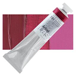 Lascaux Artist Acrylic - Quinacridone Crimson, 45 ml tube and swatch