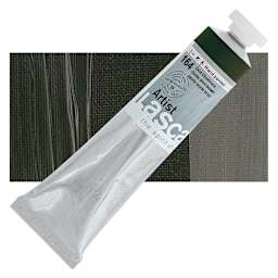 Lascaux Artist Acrylic - Oxide Olive Brown, 45 ml tube and swatch