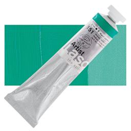 Lascaux Artist Acrylic - Phthalo Turquoise Green, 45 ml tube and swatch