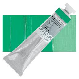 Lascaux Artist Acrylic - Phthalo Green Light, 45 ml tube and swatch
