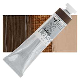 Lascaux Artist Acrylic - Transoxide Brown, 45 ml tube and swatch