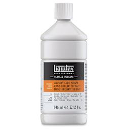 Liquitex Soluvar Varnish - Gloss, 32 oz bottle