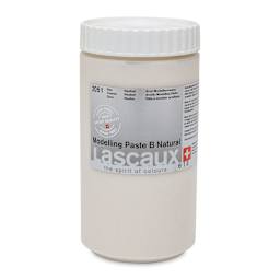 Lascaux Modeling Paste B - Natural, Rough, 1 liter jar