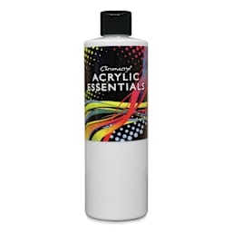 Chromacryl Acrylic Essentials - Block Out White, 16 oz bottle