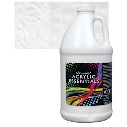 Chromacryl Acrylic Essentials - Block Out White, Half Gallon and swatch