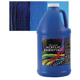 Chromacryl Acrylic Essentials - Cool Blue, Half Gallon and swatch