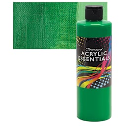 Chromacryl Acrylic Essentials - Green, Pint and swatch