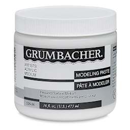 Grumbacher Acrylic Modeling Paste - 16 oz, Jar