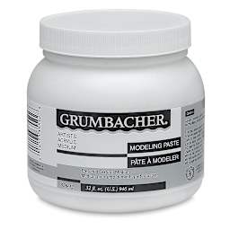 Grumbacher Acrylic Modeling Paste - 32 oz, Jar
