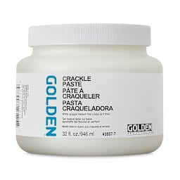 Golden Crackle Paste - 32 oz jar
