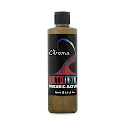 Chroma Molten Metals Acrylics - Aged Bronze, 8 oz bottle