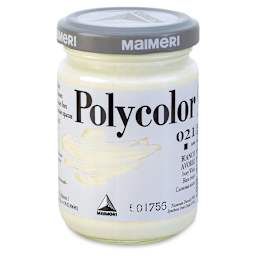 Maimeri Polycolor Vinyl Paint - Ivory White, 140 ml, Jar