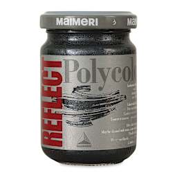 Maimeri Polycolor Vinyl Paints - Reflect Black, 140 ml