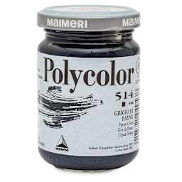 Maimeri Polycolor Vinyl Paints - Payne's Gray, 140 ml Jar