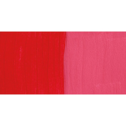Maimeri Polycolor Vinyl Paint - Sandal Red, 140 ml, Jar and swatch