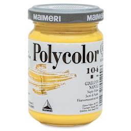 Maimeri Polycolor Vinyl Paints - Naples Yellow, 140 ml Jar