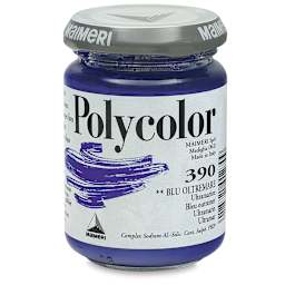 Maimeri Polycolor Vinyl Paints - Ultramarine, 140 ml jar