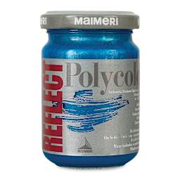 Maimeri Polycolor Vinyl Paints - Reflect Cyan, 140 ml