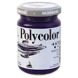 Maimeri Polycolor Vinyl Paints - Violet, 140 ml Jar