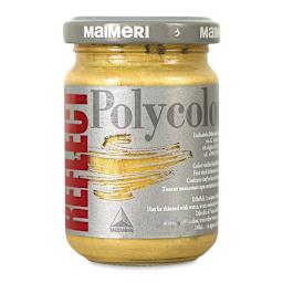 Maimeri Polycolor Vinyl Paints - Reflect Rich Gold, 140 ml