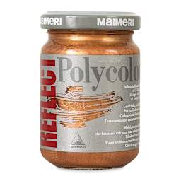 Maimeri Polycolor Vinyl Paints - Reflect Sequin Gold, 140 ml