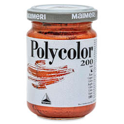 Maimeri Polycolor Vinyl Paints - Copper, 140 ml jar