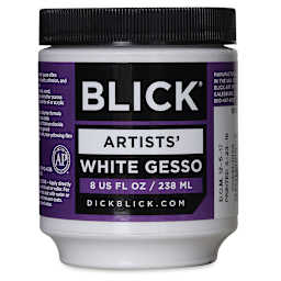 Blick Artists Acrylic Gesso - White, 8 oz jar