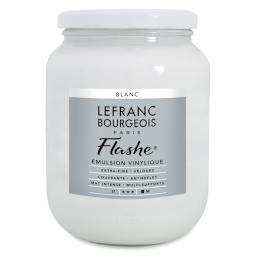 Lefranc & Bourgeois Flashe Vinyl Paint - Front of 750 ml White Jar