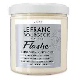 Lefranc & Bourgeois Flashe Vinyl Paint -  Ivory, 125 ml jar