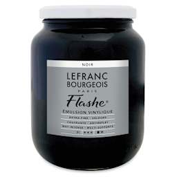 Lefranc & Bourgeois Flashe Vinyl Paint - Black, 750 ml