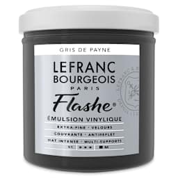 Lefranc & Bourgeois Flashe Vinyl Paint - Payne's Gray, 125 ml jar