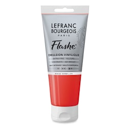 Lefranc & Bourgeois Flashe Vinyl Paint - Red Vermilion, 80 ml